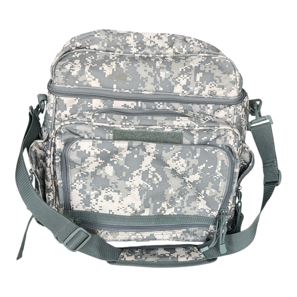 Tactical ACU Digital Camo Messenger Backpack - Multi-Pocket Range Bag